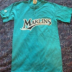 Vintage Florida Marlins Unisex Jersey Henley